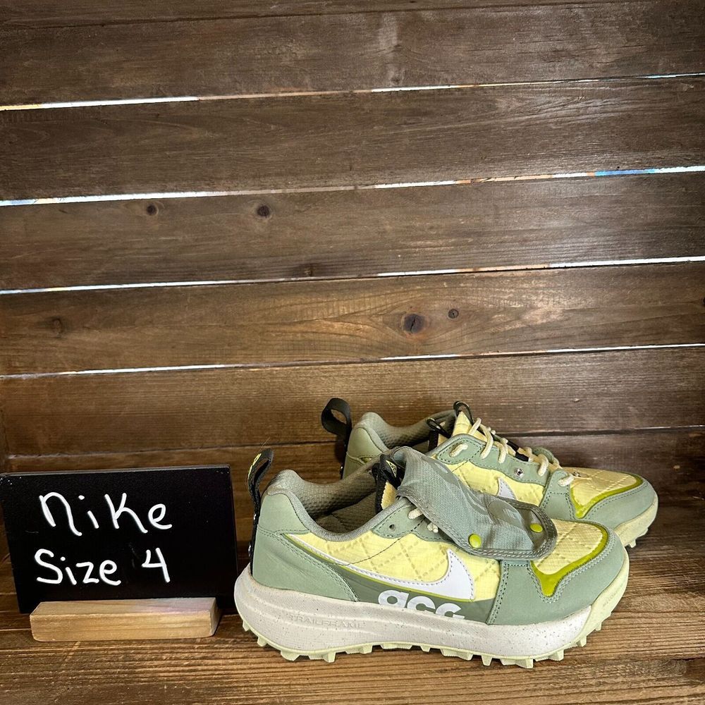 New Mens Nike ACG Lowcate Future Movement Green Athletic Shoes Sneakers Size 4 M
